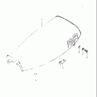 DR250 1982-1983 Сидение