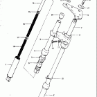 JR50R 1983 Передняя вилка