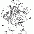 GS1100E,ES 1982-1983 Crankcase cover (model z)