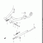 GR650, X TEMPTER 1983 Подножка