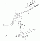 DR125 1982-1983 Stand - rear brake (model 2)