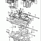 GS1100E,ES 1982-1983 Crankcase (model d)