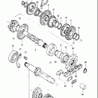 RM125 1983 Трансмиссия