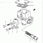 GS1100GL 1982-1983 Главный тормозной цилиндр,передний
