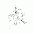 GN125 1982-1983 Топливный кран