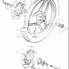 GS650M 1983 Переднее колесо