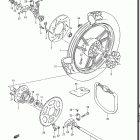 GS550E, ES 1983 Заднее колесо