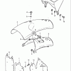SP250 1982-1983 Заднее крыло