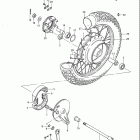 GS450GA 1982-1983 Заднее колесо