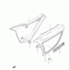 GS1100G 1982-1983 Frame cover (model z)