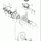 DR250 1982-1983 Коленвал