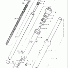 GS450TX 1983 Передняя вилка