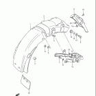 GS650G 1983 Заднее крыло