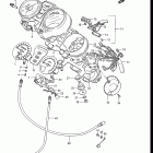 GR650, X TEMPTER 1983 Спидометр-тахометр