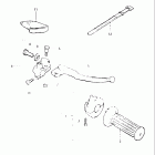 DR125 1982-1983 Right handle switch