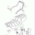 GS850GL 1982-1983 Seat (model d)