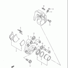 GS1100G 1982-1983 Передний суппорт тормозной