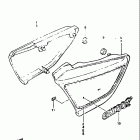 GS1100GL 1982-1983 Frame cover (model d)