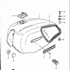 GS1100GK 1982-1983 Fuel tank (gs1100gk2 / gkd)