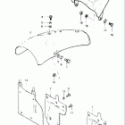 DR250 1982-1983 Заднее крыло
