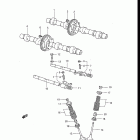 GS550E, ES 1983 Распределительный вал-клапана