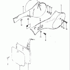 RM250 1982-1983 Frame cover (model d)