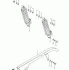 GS1100S 1983 Chain case - rear shock absorber