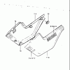 GS1100E,ES 1982-1983 Frame cover (model z)
