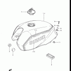 GS550E, ES 1983 Fuel tank (gs550ed)