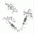 GN250 1982-1983 Распределительный вал-клапана