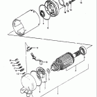 GS1100E,ES 1982-1983 Starting motor (gs1100 esd)