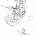 RM250 1982-1983 Front wheel (model z)