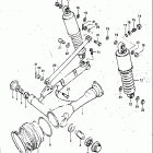 GS1100GL 1982-1983 Rear swinging arm (model d)