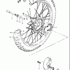 RM125 1983 Переднее колесо