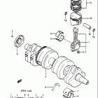 GS750T 1982-1983 Коленвал