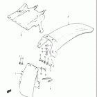 RM125 1983 Заднее крыло