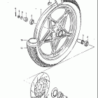 GS450E 1983 Переднее колесо