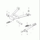 GN250 1982-1983 Подножка