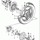 GS1100E,ES 1982-1983 Rear wheel (model z)