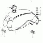 GS1100E,ES 1982-1983 Fuel tank (gs1100esd)