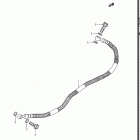 GS550E, ES 1983 Задние тормозные трубки