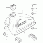 SP250 1982-1983 Fuel tank (model d)