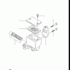 GR650, X TEMPTER 1983 Главный тормозной цилиндр,передний