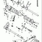 GS550L 1983 Механизм  переключения передач
