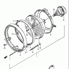 GS1100E,ES 1982-1983 Headlamp (gs1100ez / ed)