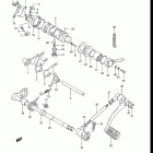GR650, X TEMPTER 1983 Механизм  переключения передач