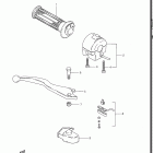 GS550E, ES 1983 Right handle switch (gs550ed)