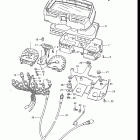 GS550E, ES 1983 Speedometer - tachometer (gs550ed)