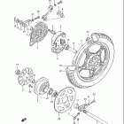 GS450L 1983 Заднее колесо