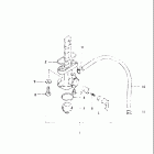 SP125 1982-1983 Топливный кран